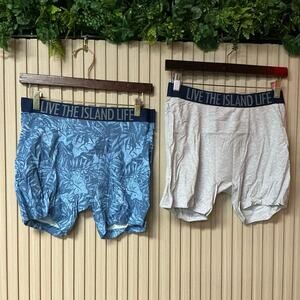 Tommy Bahama Live The Island Life Boxer Briefs 2-Pack Men's Size M
